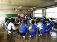 福島県学習支援ボランティア活動写真