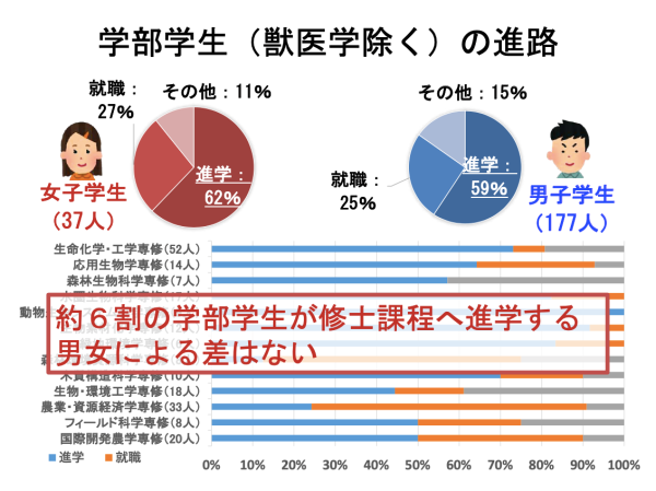 学部学生の進路