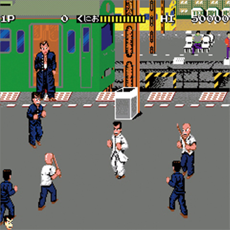 『熱血硬派くにおくん』のゲーム画面