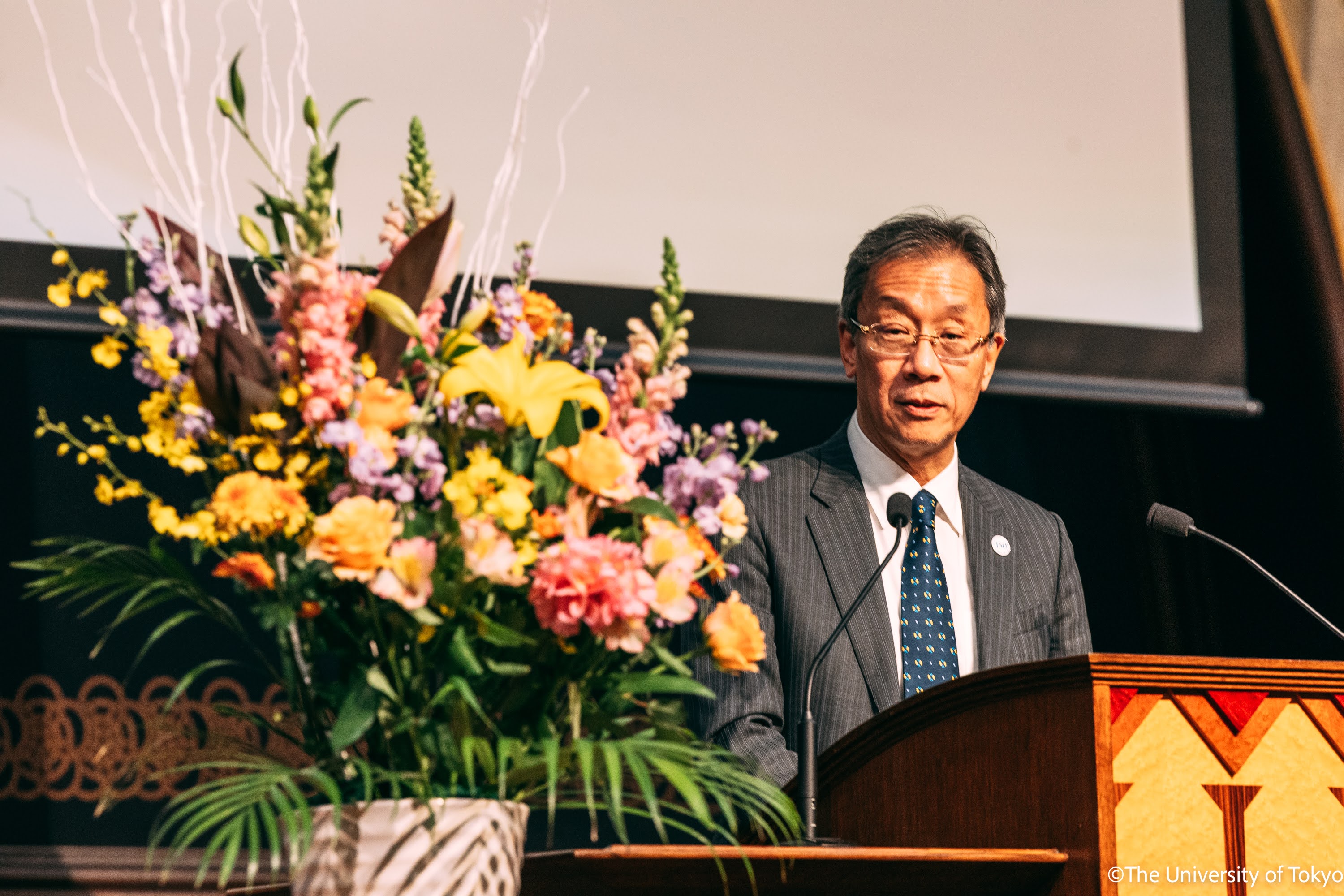 総長講話の様子