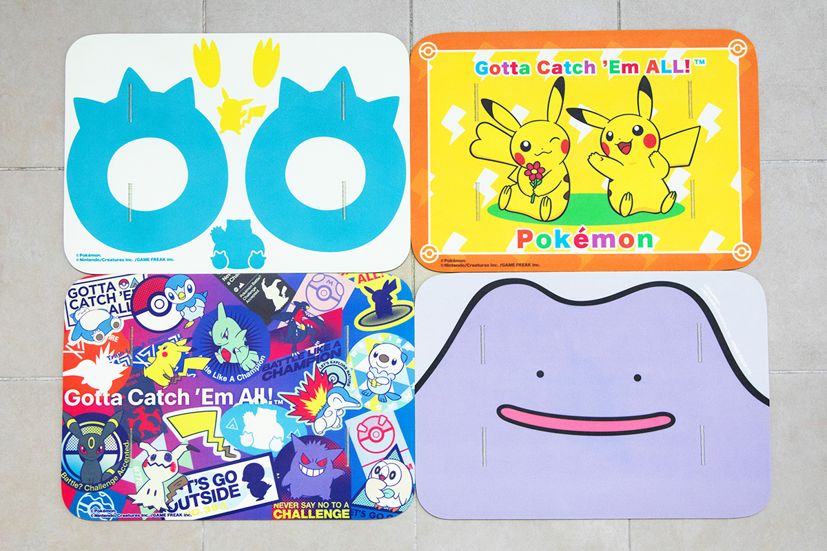 「スマートバスマット」のポケモンモデル4点の画像