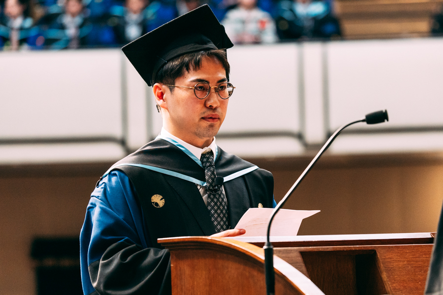 修了生総代（第三部）